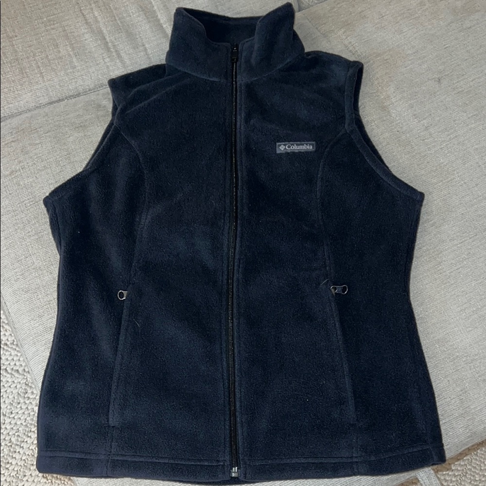 Columbia Black Fleece Vest